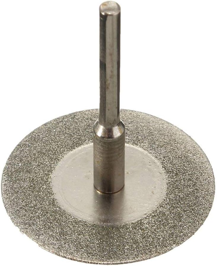 Lukcase 30 Pieces Diamond Cutting Wheel Cut Off Discs Coated Rotary Tools W/Mandrel 22mm for Dremel - Image 5